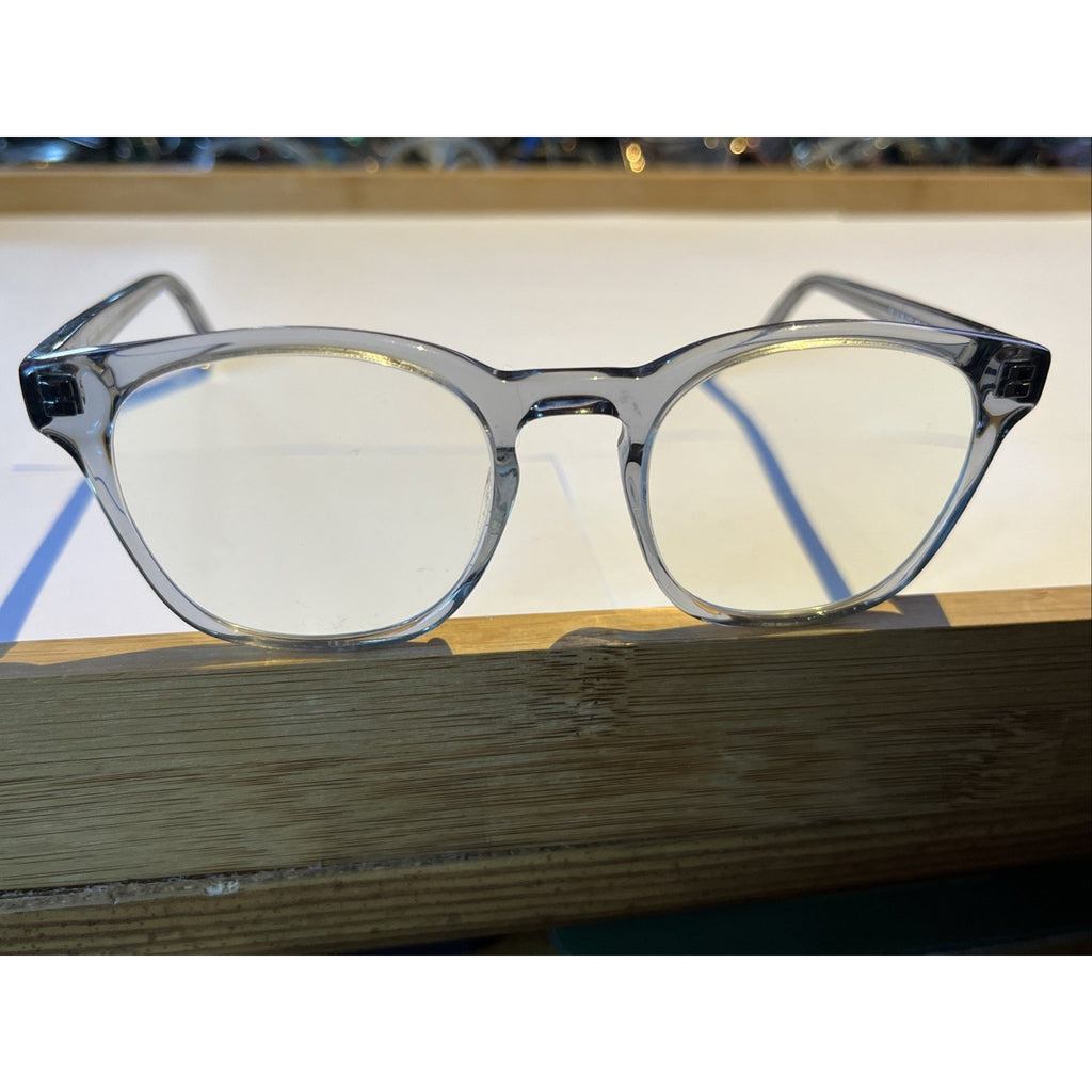 WARBY PARKER Felix 371 Eyeglass Sunglass Frames Translucent Gray 49-19-145