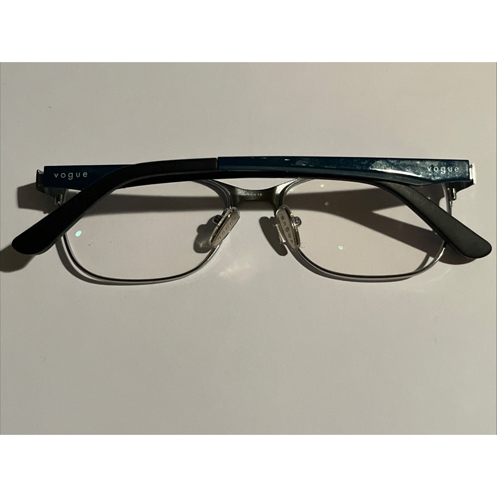 Vogue Eyewear VO 3940 5068 Teal Silver Cat Eye Glasses Frames 52-16-140 Womens
