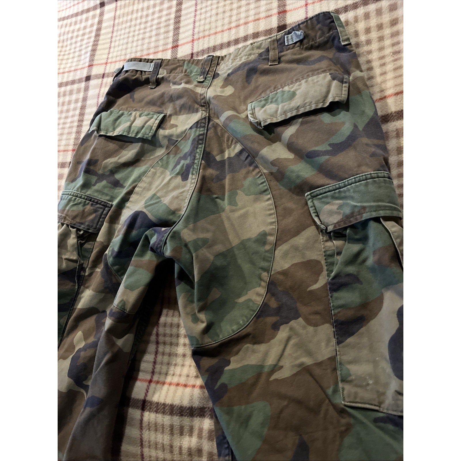 Vintage Woodland BDU CAMO Combat Military Fatigue Pants Men’s 32x32 Camoflauge