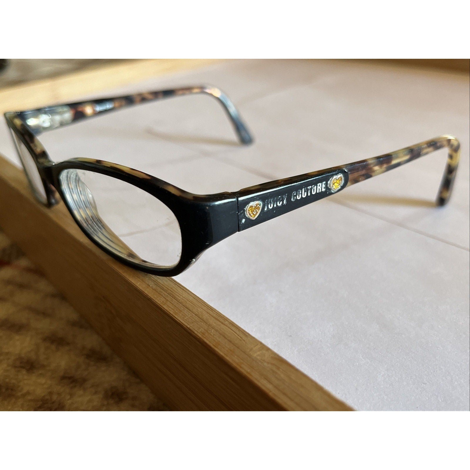 Juicy Couture JU 111 0CW8 50-16-135 Black/Havana Full Rim Eyeglasses Frame KT25