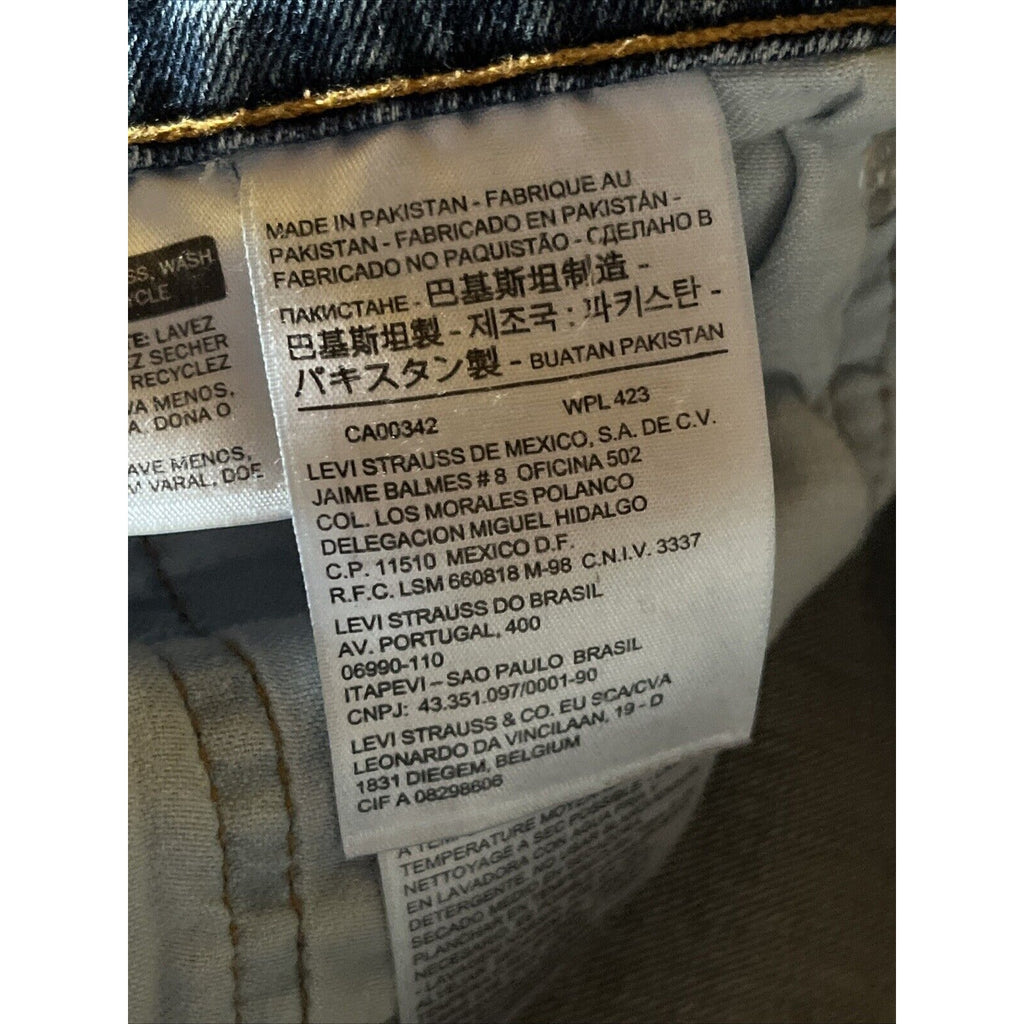 Levi’s 541 Jeans Men's 36x29 Blue Outdoor Medium Wash Cotton Denim Y2K Travel