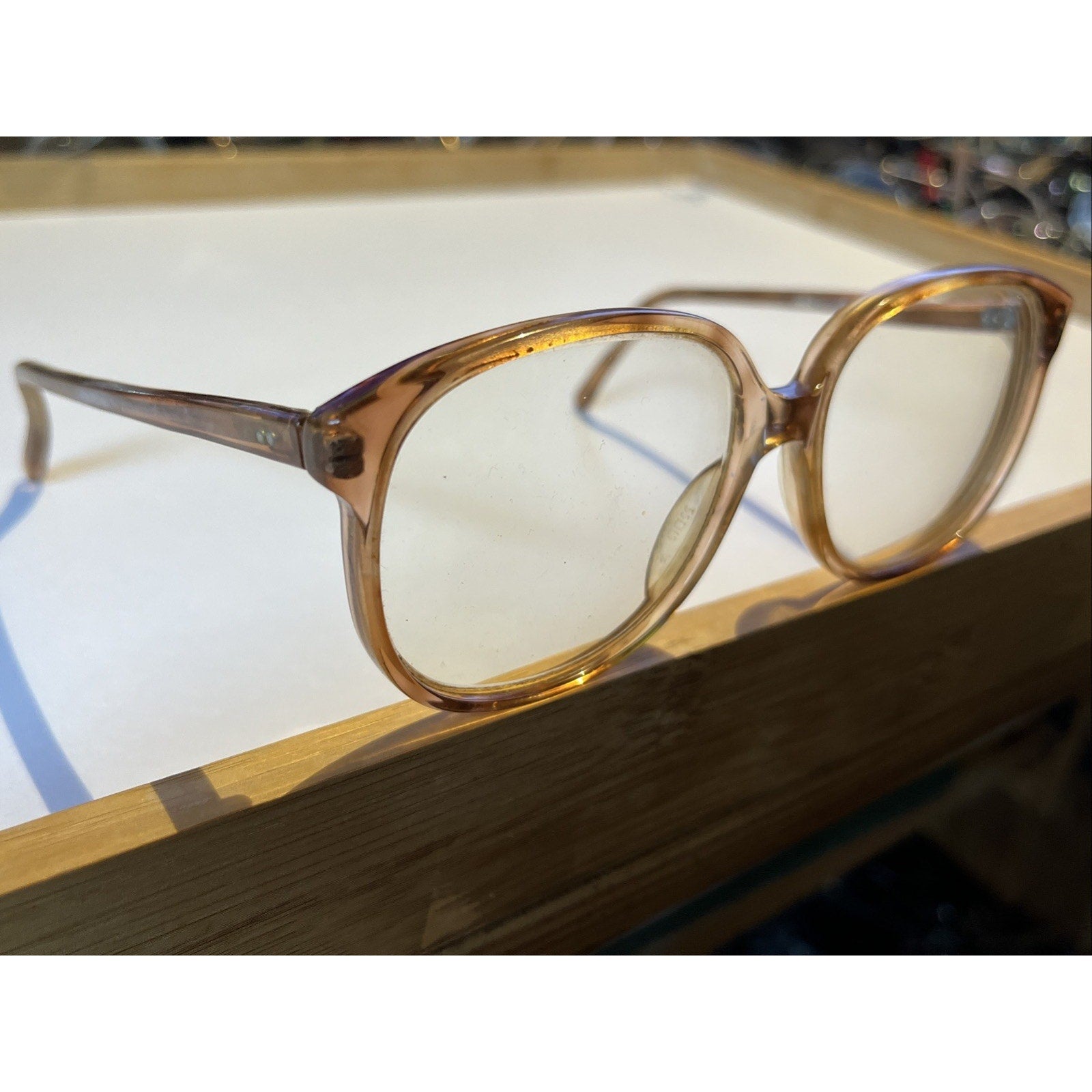 Vintage Foremost Eyeglasses 55-15-140 Made in USA Brown Tortoise Frames Only
