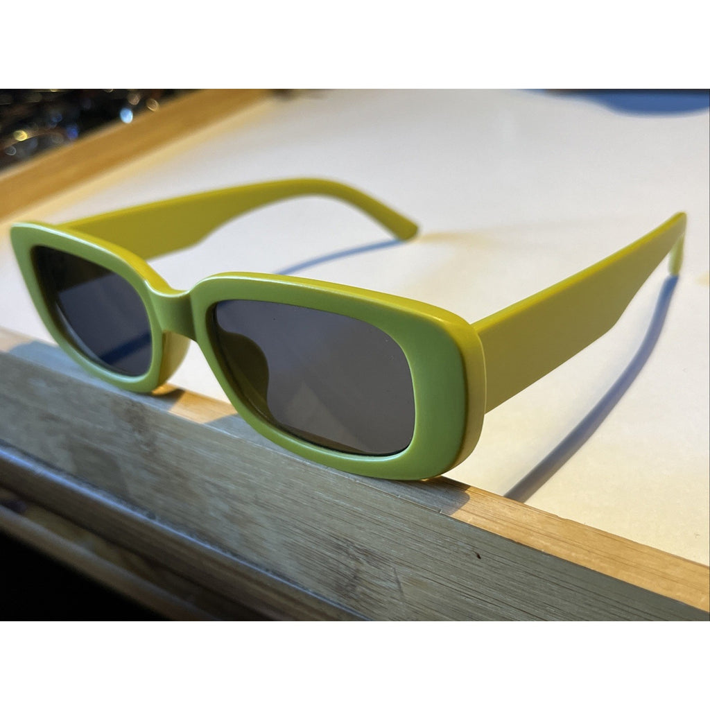 Arvo Sunglasses Hanna Muted Khaki Green Frames Unisex Shades Made In USA