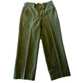 Vintage M-1951 Pants Trousers Short Medium US ARMY Green Military M51 33x28 Wool