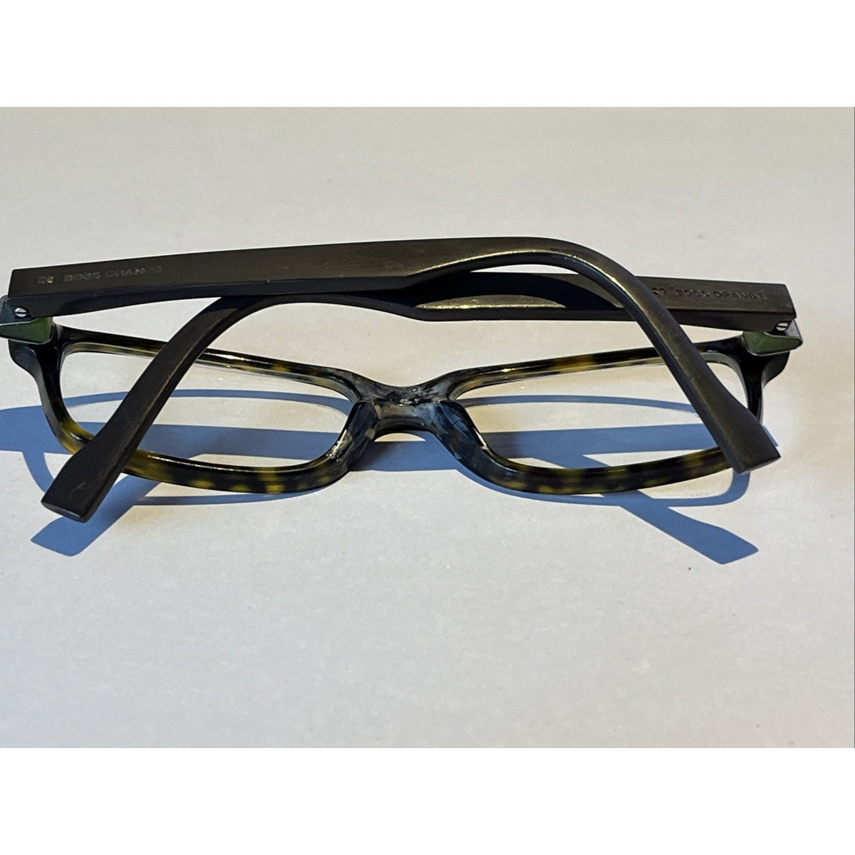 BOSS ORANGE BO0120 GPS Dark Brown Tortoise Eyeglasses Frame 53-16-140
