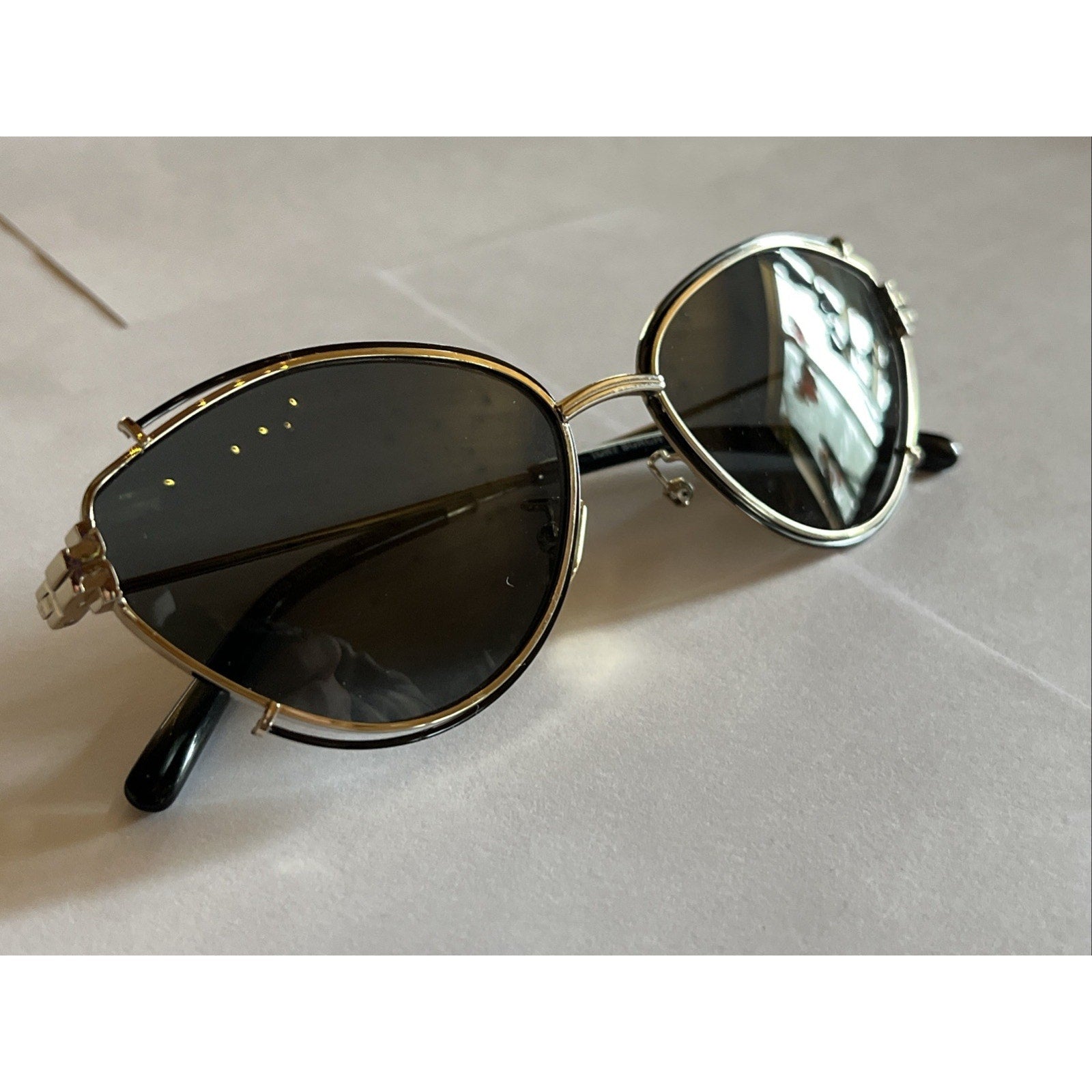 TORY BURCH TY 6103 BLACK GOLD AUTHENTIC FRAMES EYEGLASSES 55-16-140 3N