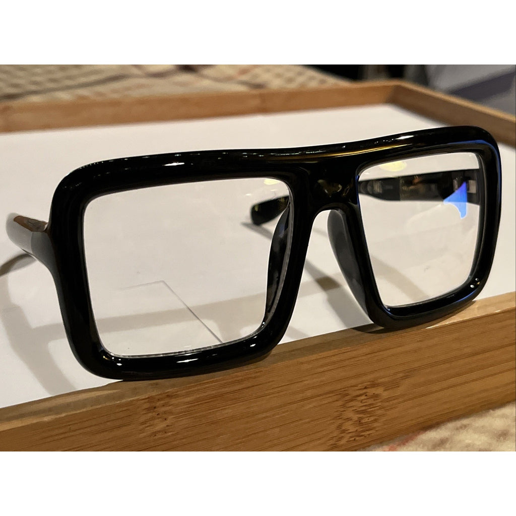 Oakley Grinder Punch Oversized Square Fashion Glasses Black Frame Model 80332B
