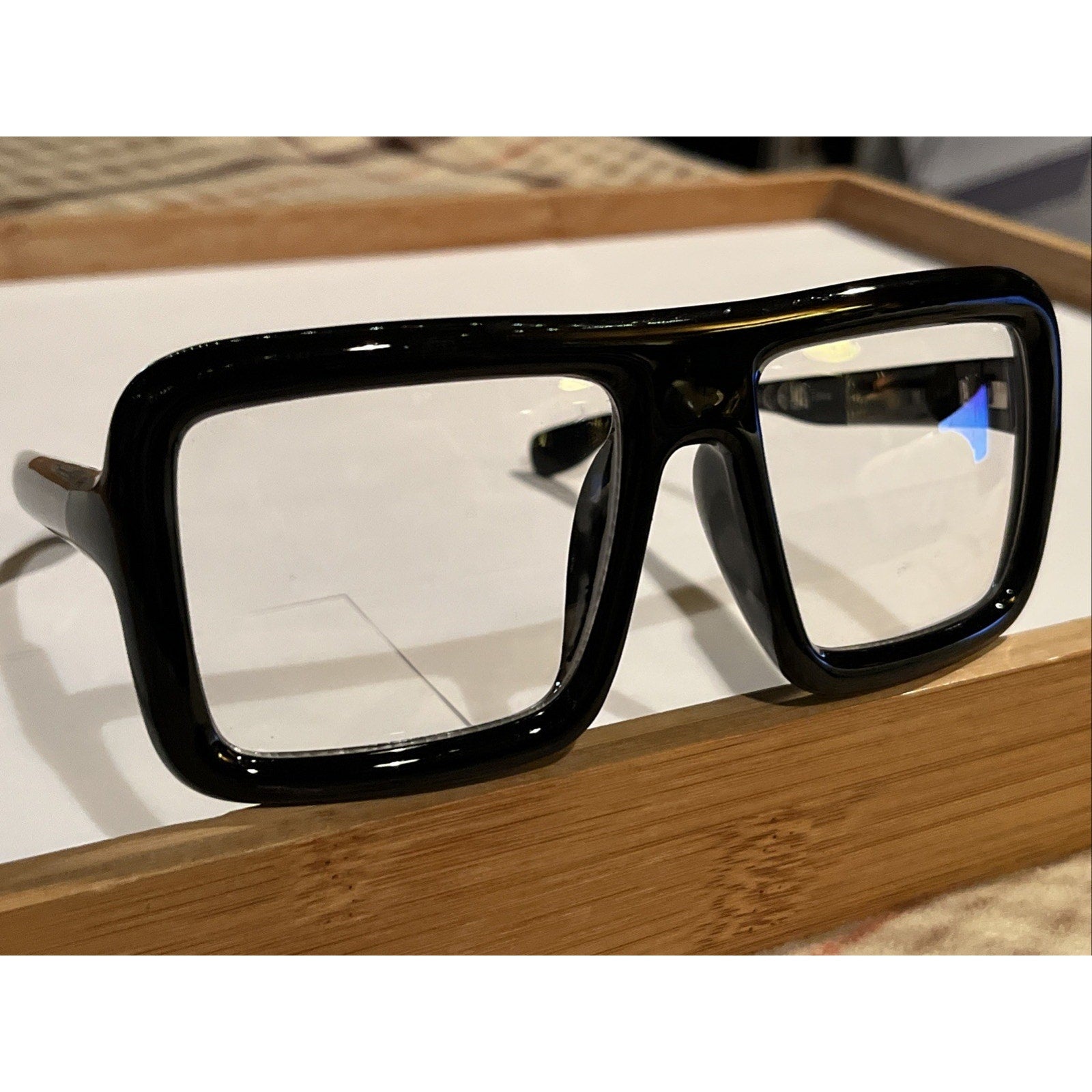 Oakley Grinder Punch Oversized Square Fashion Glasses Black Frame Model 80332B