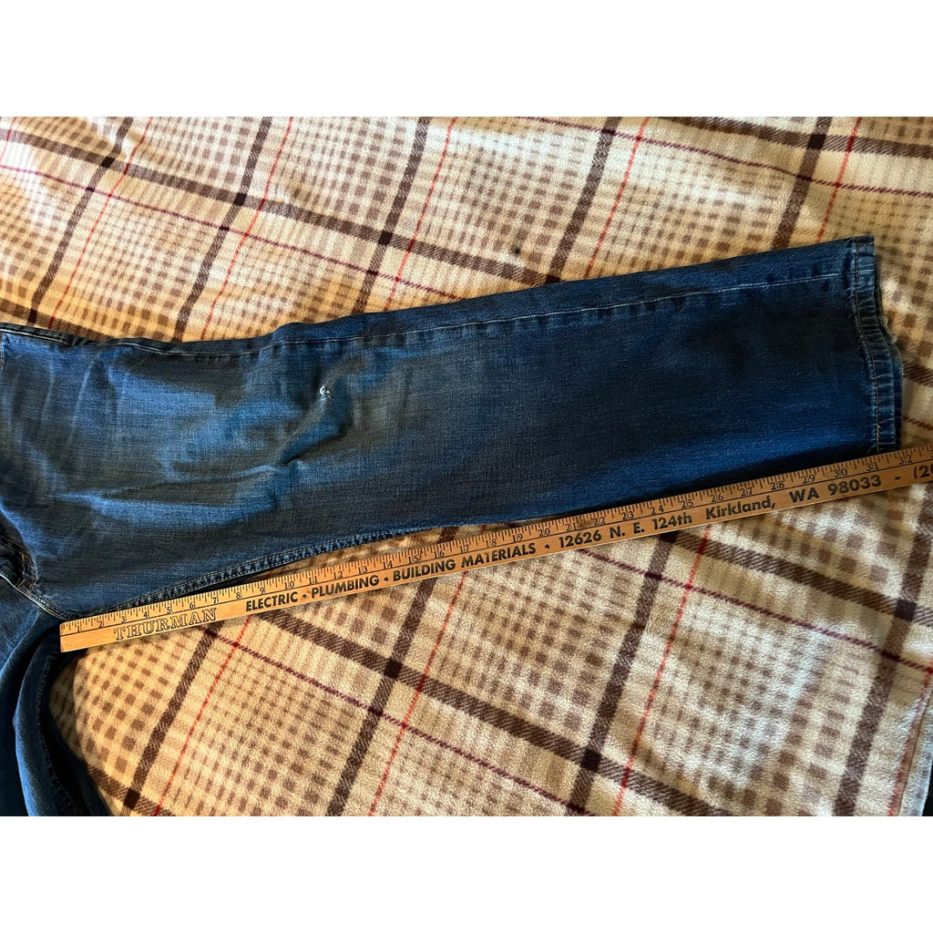 Levi's 514 Jeans Men's 38x32 Blue Denim Y2K Western Outdoor Cotton Travel EUC