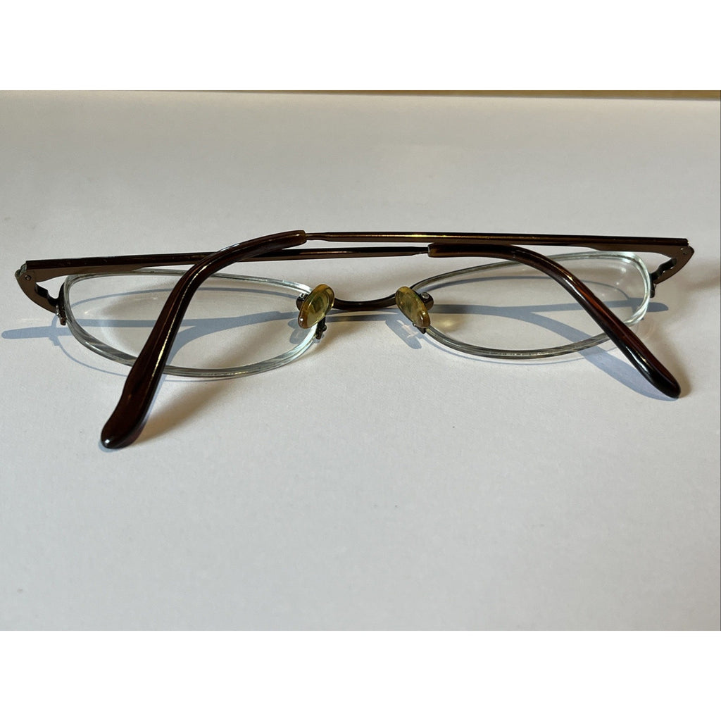 Saki Eyewear Mod 508 Eyeglasses Col. BWN Brown Frame 50-19-140 Handmade Japan
