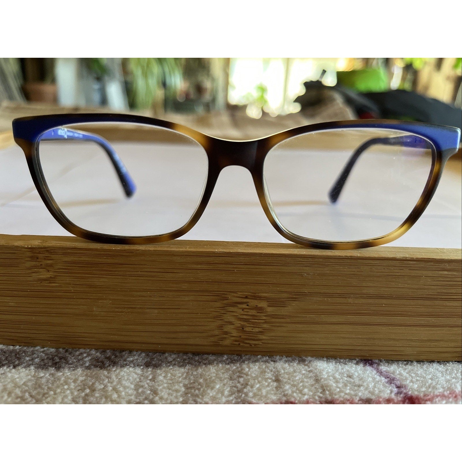Etnia Barcelona Eyeglasses Carpi BLBL 53-15-135 Blue Brown Tortoise Spain Made