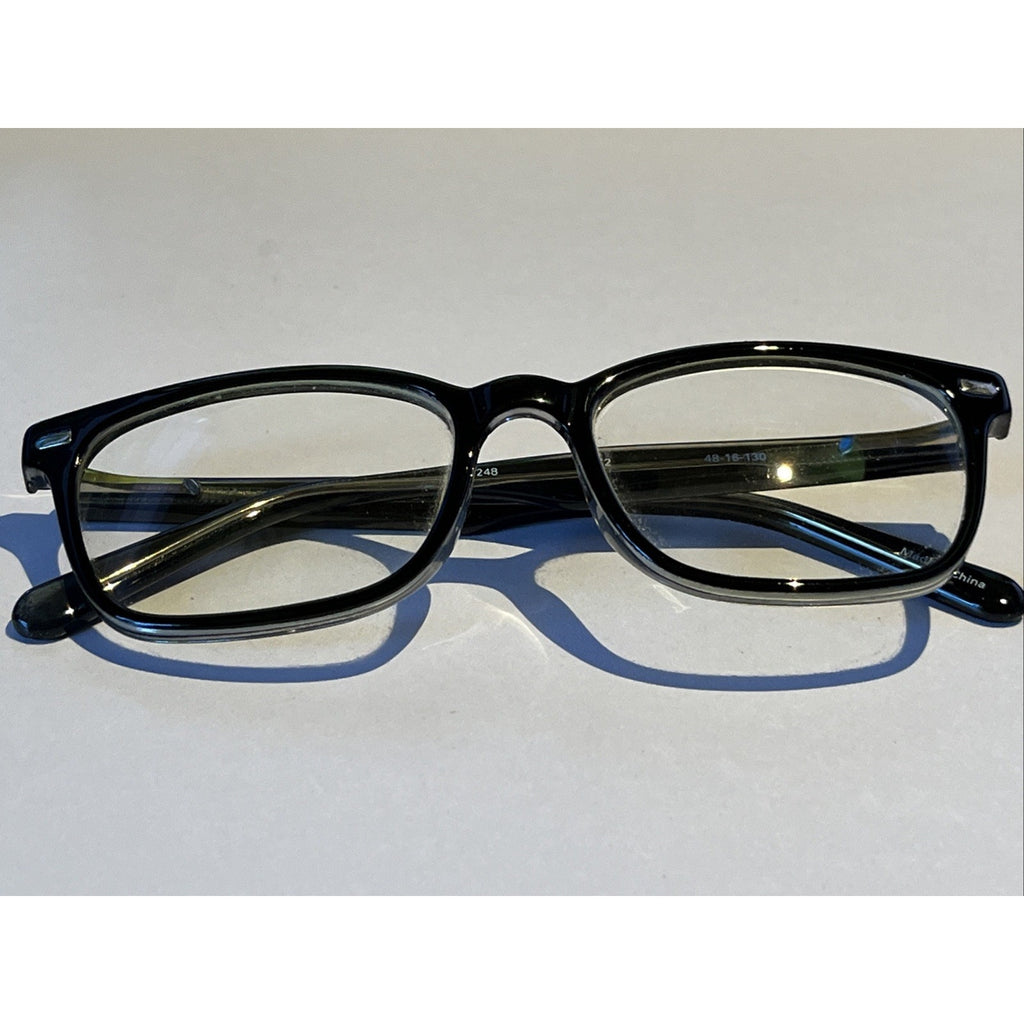 ELEMENTS EUROPA EL-248 C2 Black Unisex Square Full Rim Eyeglasses 48-16-130