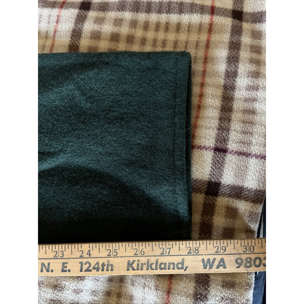 Vintage Codet Heavy Green Wool Blend Outdoor Pants Made in Canada Men's sz 35x28
