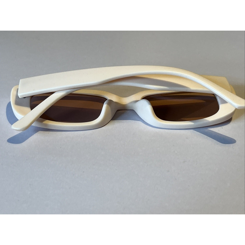 Arvo Sunglasses White Frames Unisex Shades Deadstock Mens Womens Made In USA