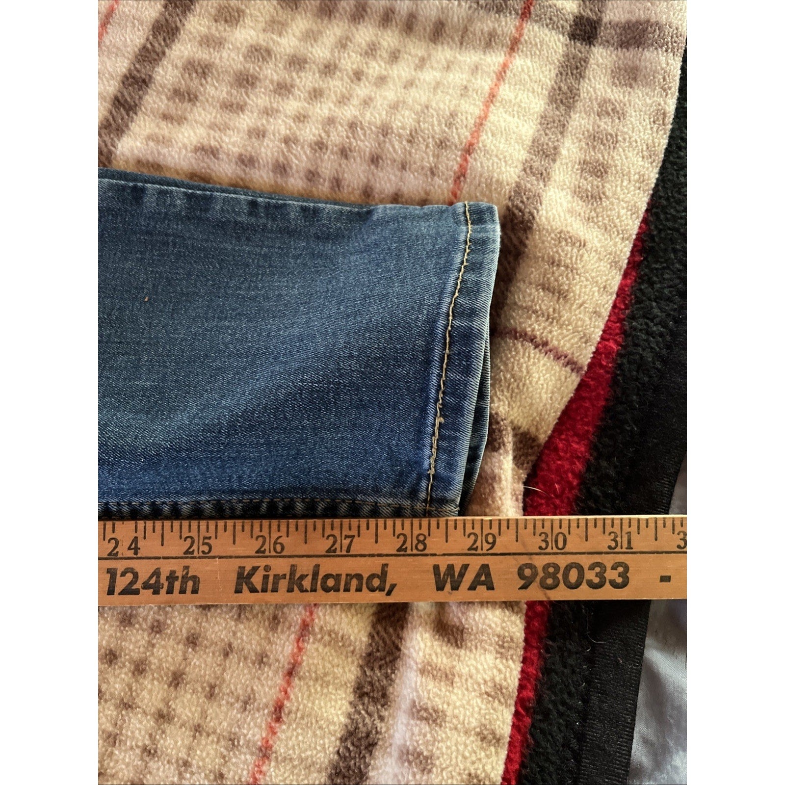 Levi's 502 jeans 32x29 men’s slim fit Blue Cotton denim Outdoor Travel Straight