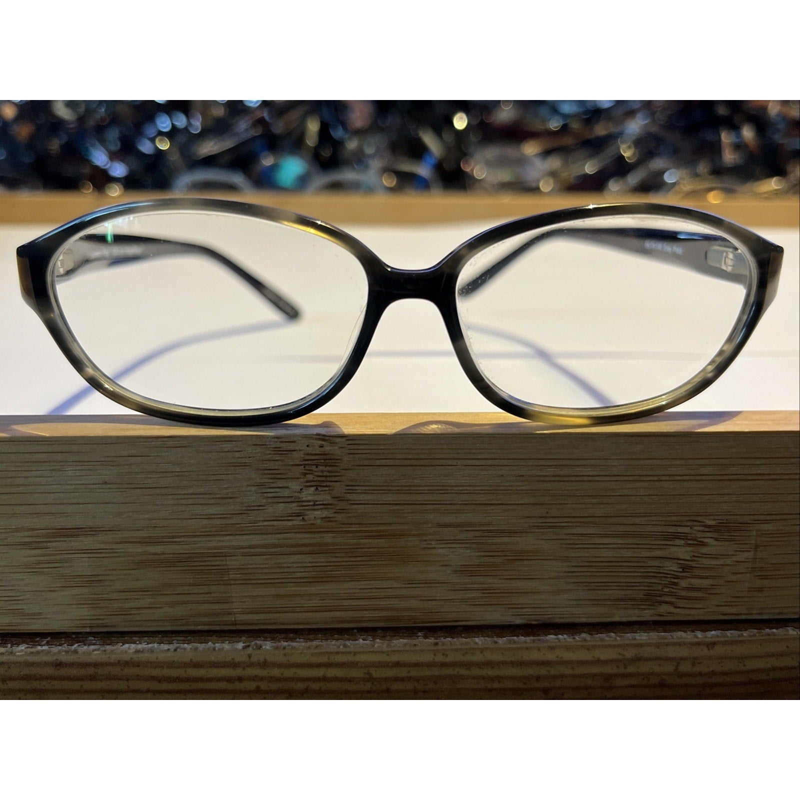 London Fog Eyewear 1123 Image Wear 55-13-140 Grey Plaid eyeglass frames Only