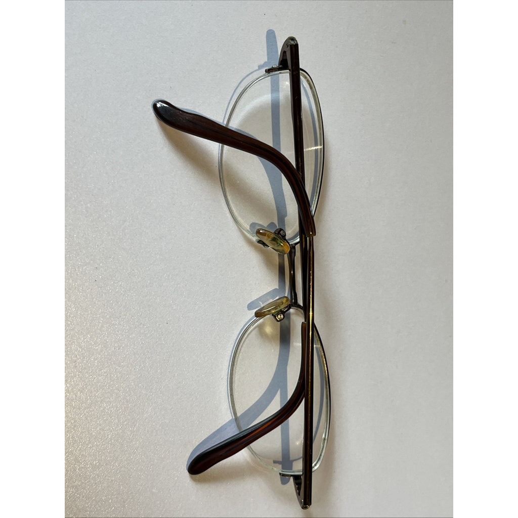 Saki Eyewear Mod 508 Eyeglasses Col. BWN Brown Frame 50-19-140 Handmade Japan