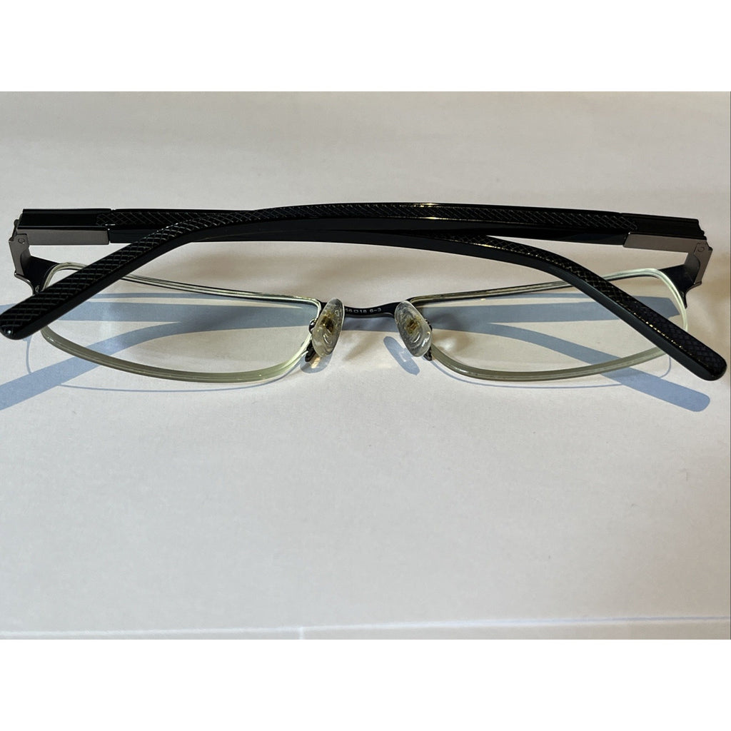 CHESTERFIELD CH 45XL 0JVW BLACK GUNMETAL AUTHENTIC EYEGLASSES 56-18-145 Half Rim