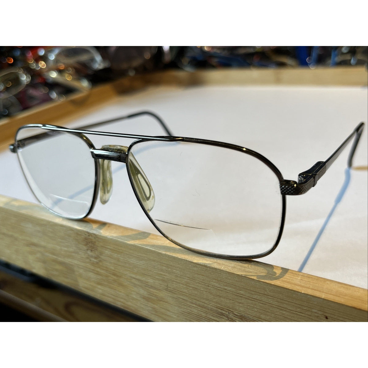 Stetson Eyewear 178 Zyloware 057 Silver Metal Eyeglasses FRAMES ONLY 57-16-140