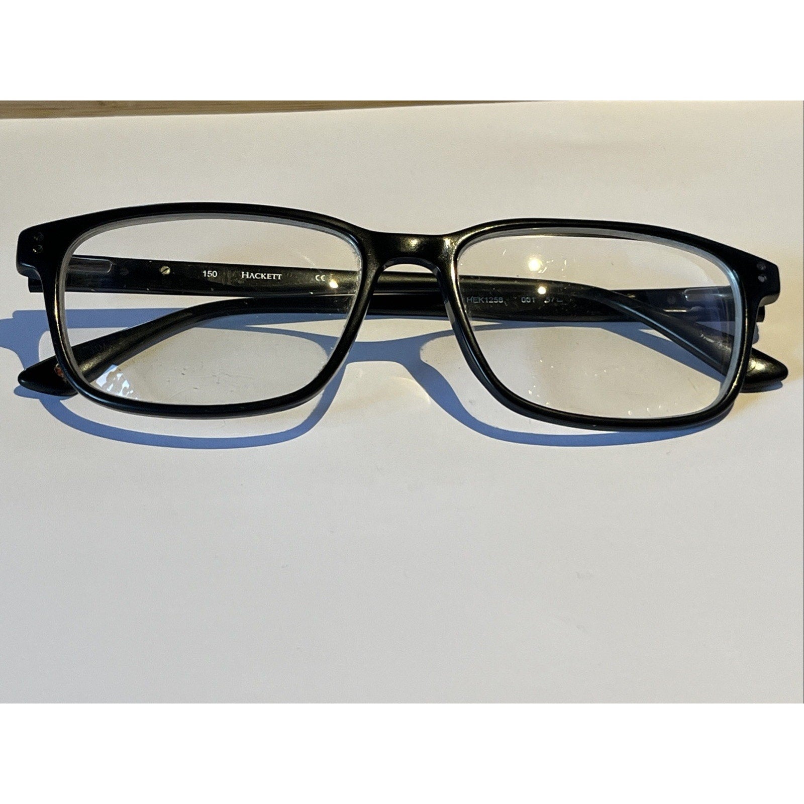 Hackett London Eyewear HEK1258 Black 57-17-150 mm Unisex Eyeglasses Frames Only