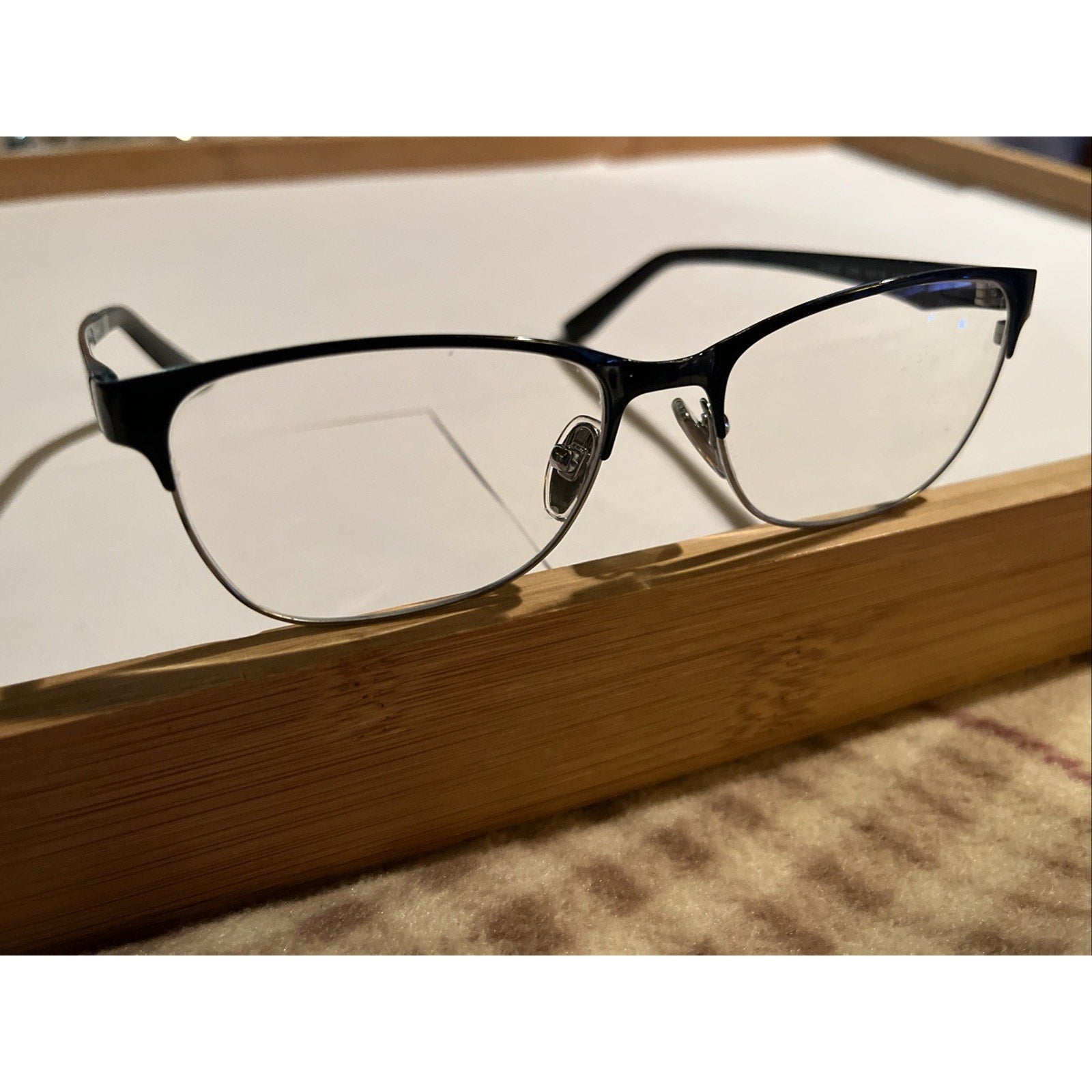 Vogue Eyewear VO 3940 5068 Teal Silver Cat Eye Glasses Frames 52-16-140 Womens