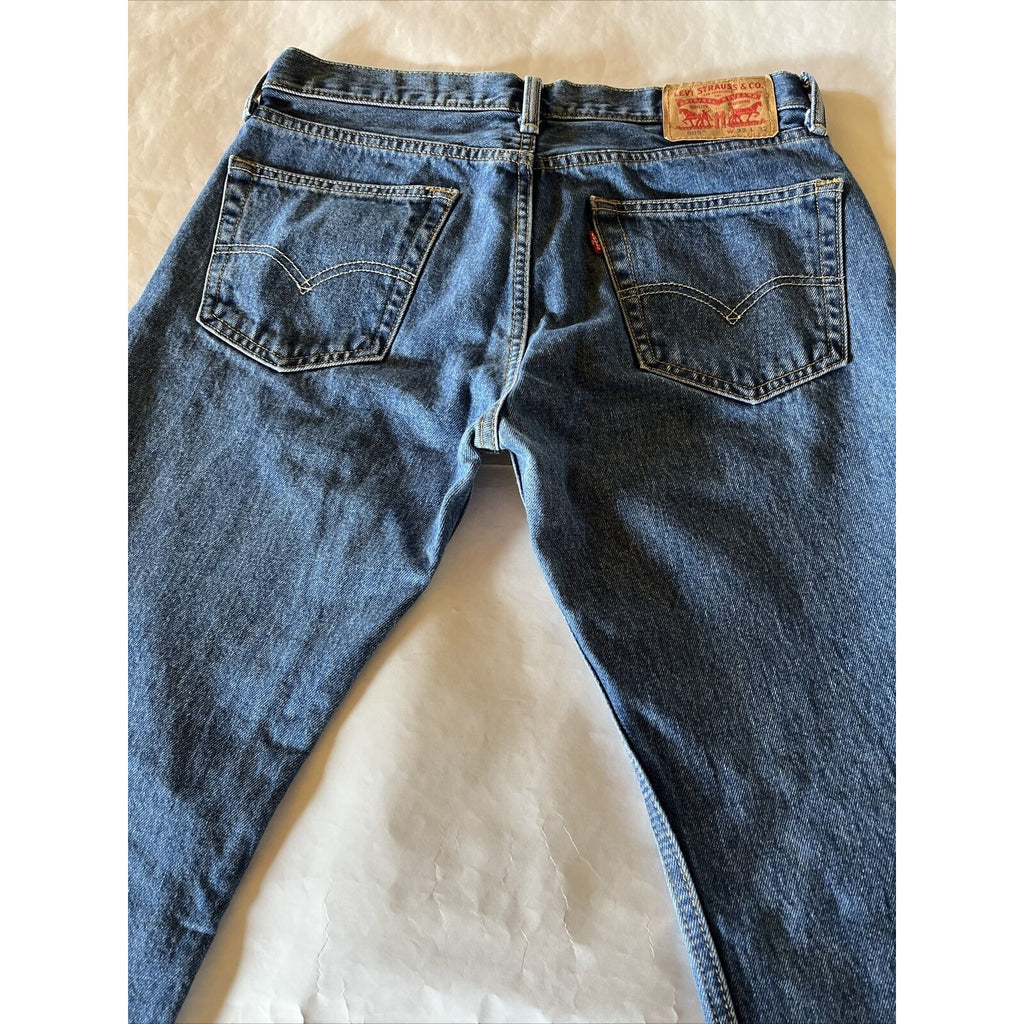 Levi's 505 Mens Jeans 32x32 Cotton Medium Wash Denim 90s Y2K EUC