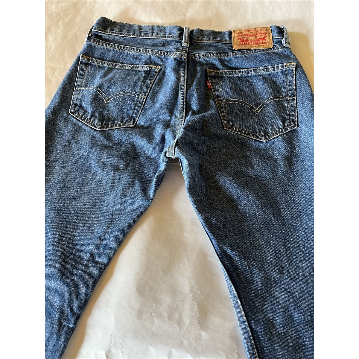 Levi's 505 Mens Jeans 32x32 Cotton Medium Wash Denim 90s Y2K EUC