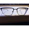 Randy Jackson Zyloware C. 058 Eyeglasses Frames ONLY Gunmetal Half Rim 54-17-145