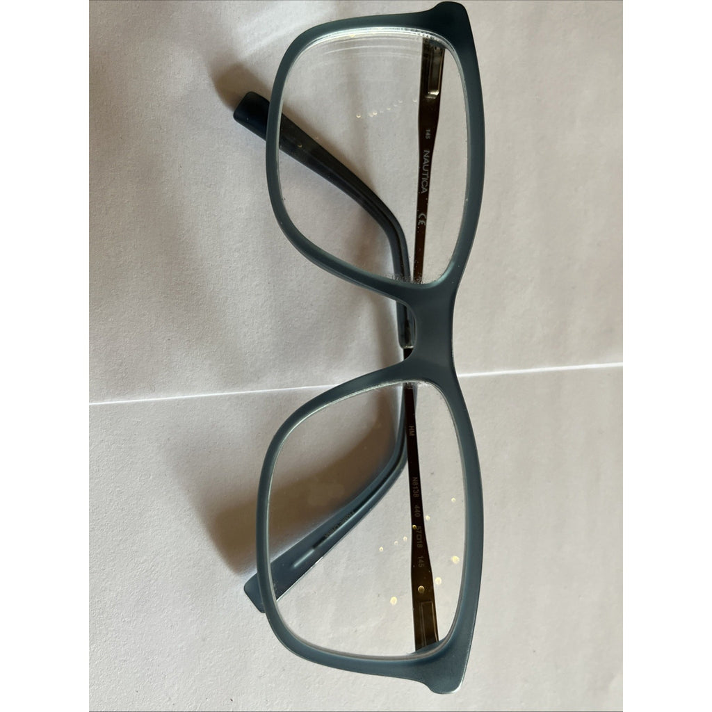 Nautica Eyeglasses Frames N8138 440 57-18-145 Blue Mens Womens
