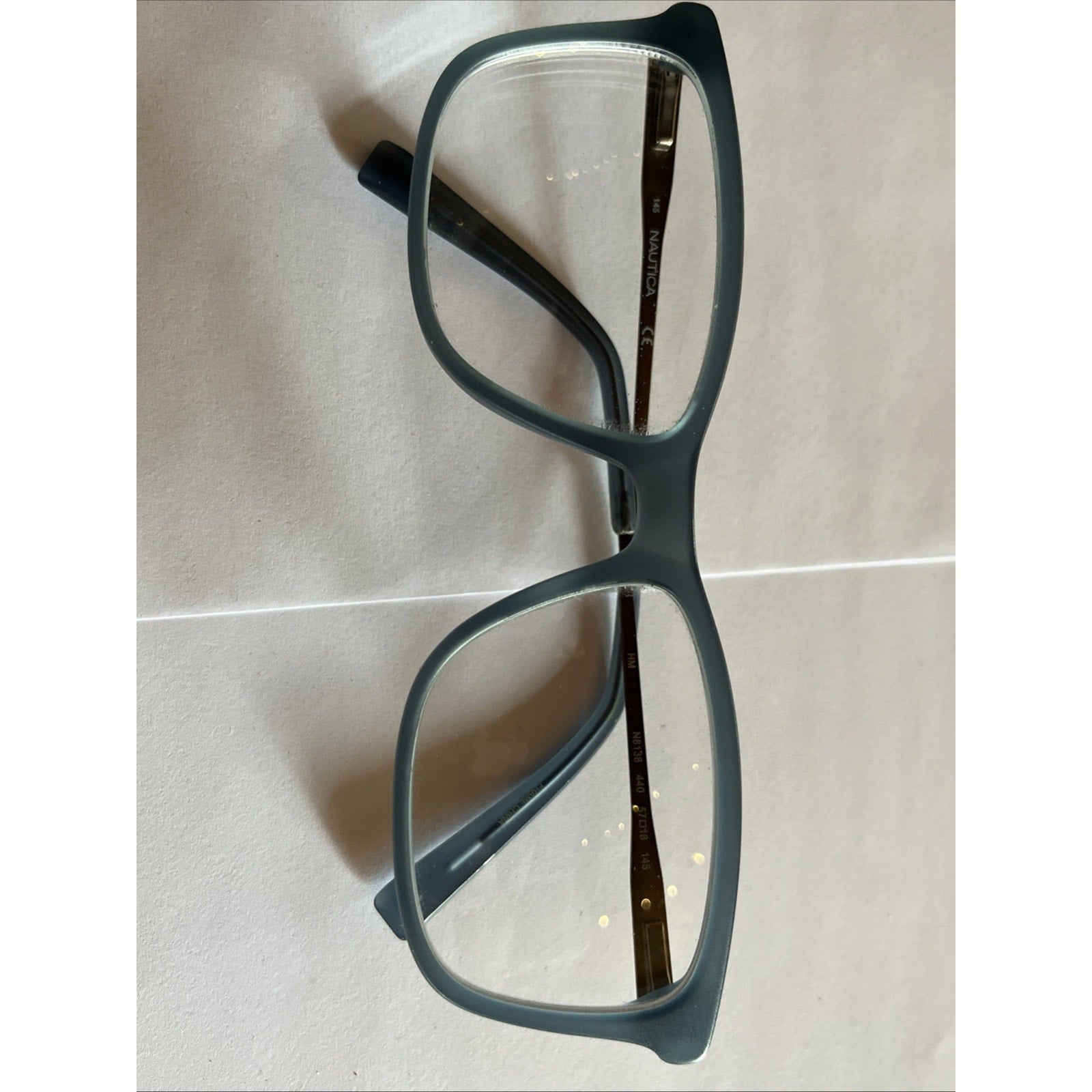 Nautica Eyeglasses Frames N8138 440 57-18-145 Blue Mens Womens