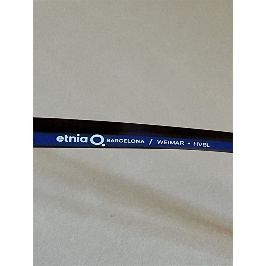 Etnia Barcelona Eyeglasses Carpi BLBL 53-15-135 Blue Brown Tortoise Spain Made