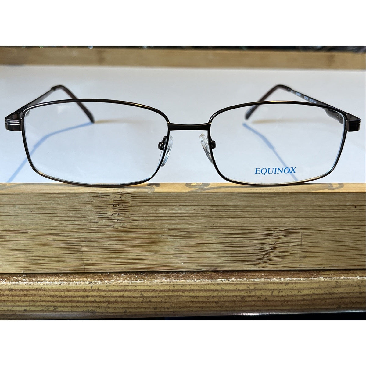 Equinox EQ230 Brown 58-16-145 Metal Full Rim Eyeglasses FZ06 Frames Only