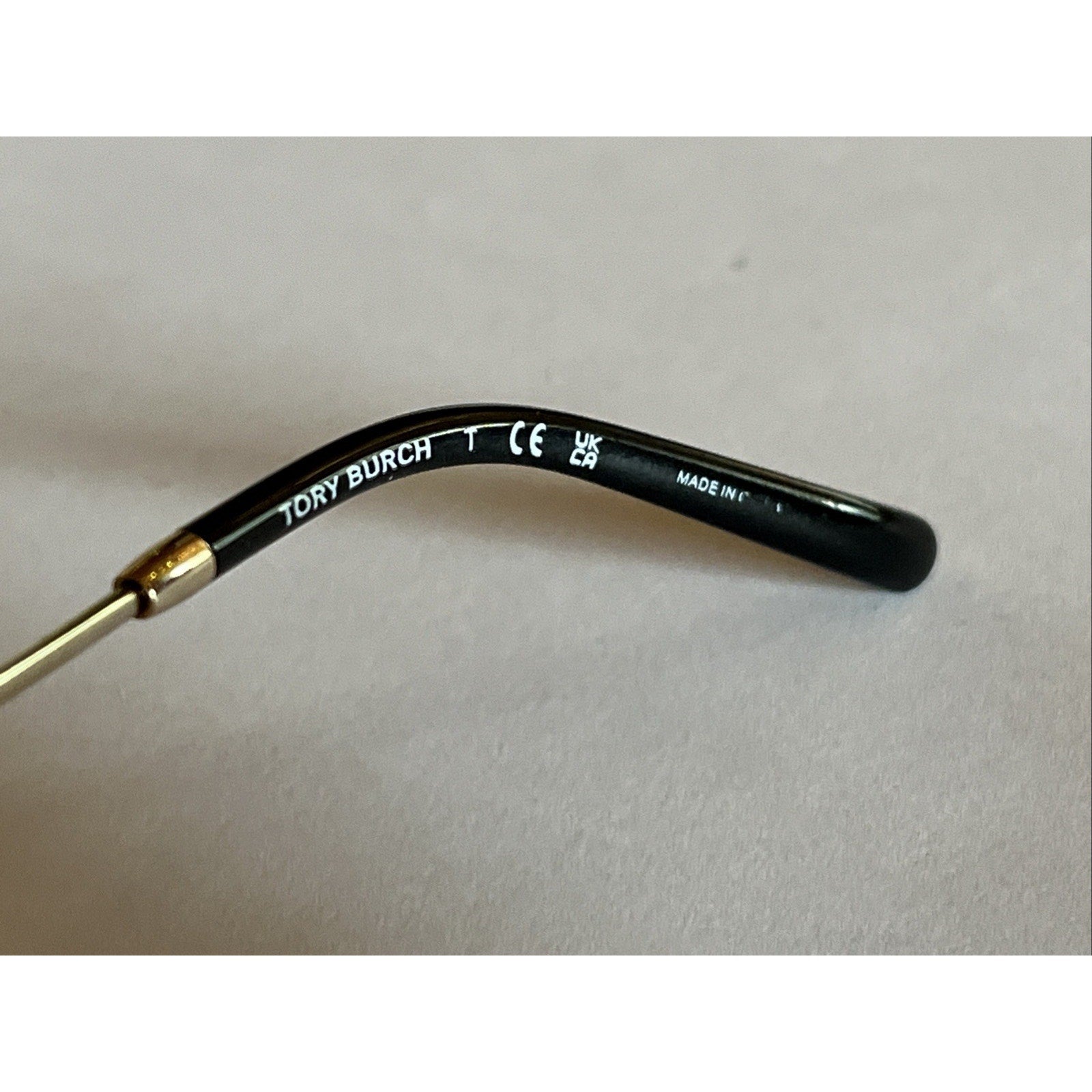 TORY BURCH TY 6103 BLACK GOLD AUTHENTIC FRAMES EYEGLASSES 55-16-140 3N