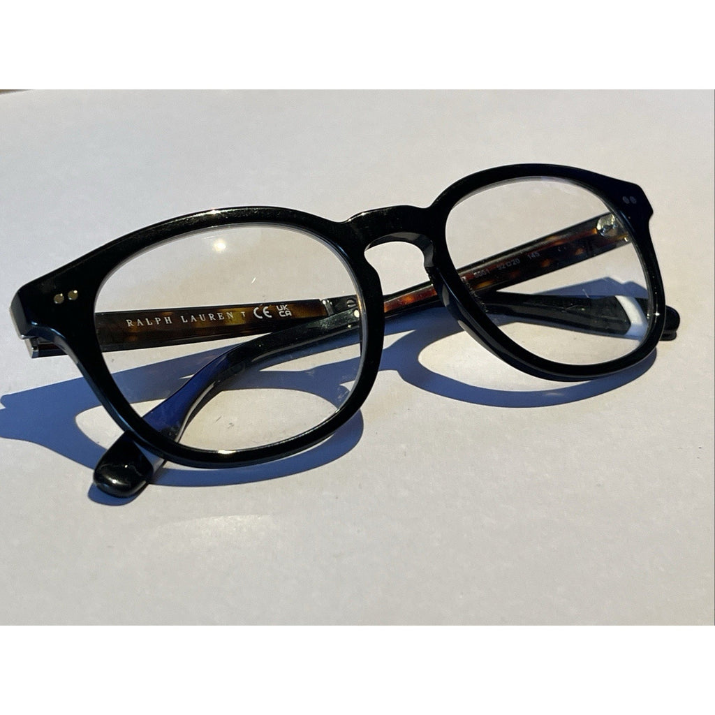POLO RALPH LAUREN 2267 5001 BLACK Brown Tortoise EYEGLASSES 52-20-145 Frame Only
