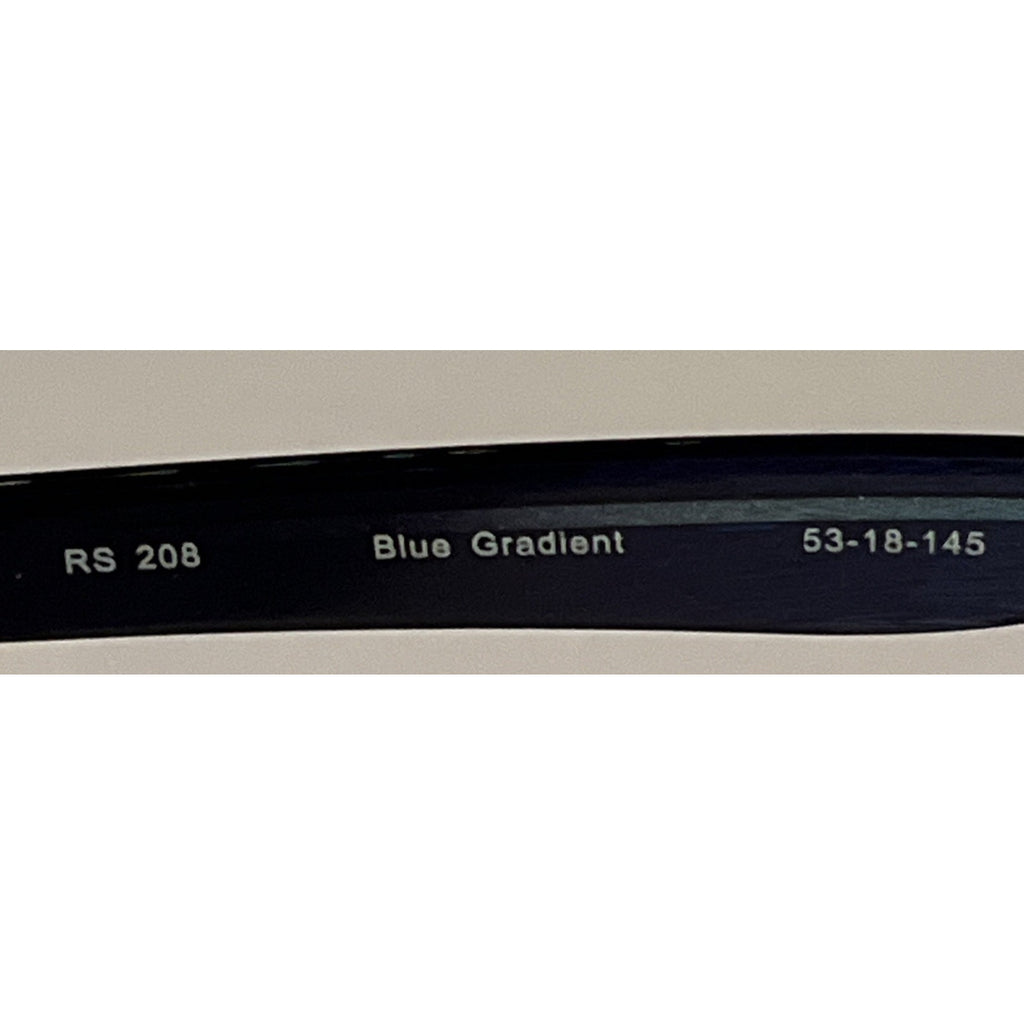 Rickey Smiley Eyewear Glasses Women RS 208 Blue Gradient 53-18-145