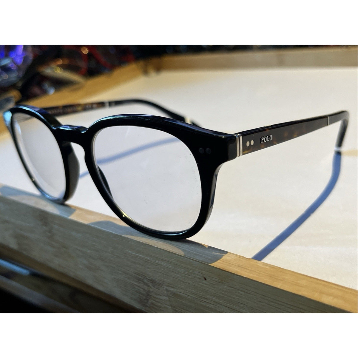 POLO RALPH LAUREN 2267 5001 BLACK Brown Tortoise EYEGLASSES 52-20-145 Frame Only