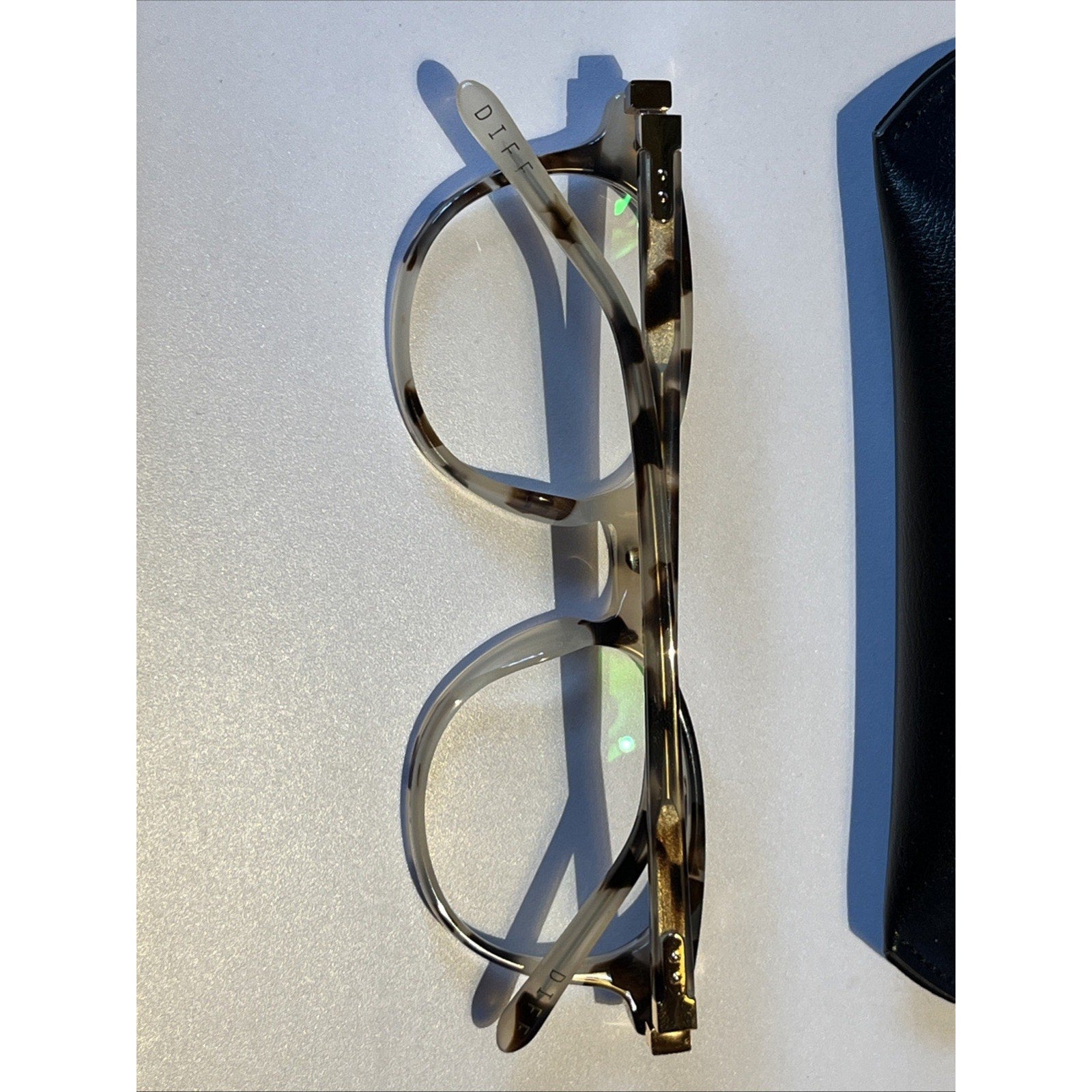 DIFF Eyewear Tali Readers Beige Tortoise Havana 48-23 CT-CL261 Frames Only