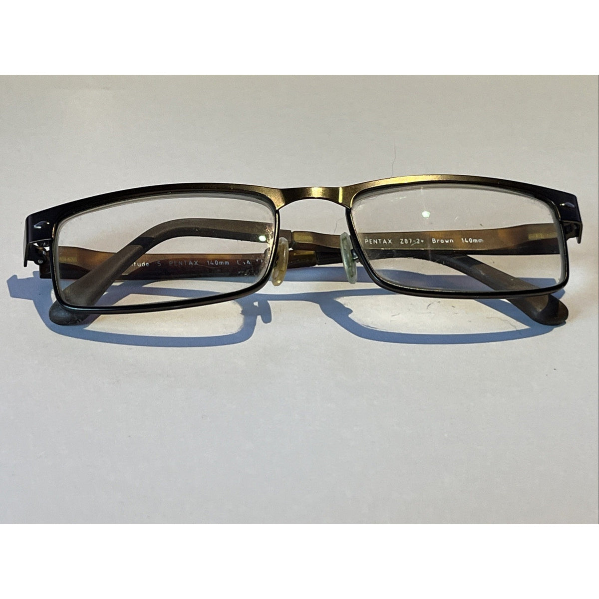 Pentax Eyewear Attitude 5 Z87-2 Brown Tort Eyeglasses 54-18-140 Frames Only