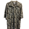 Arizona Jean Co. Men’s M Floral Short Sleeve 1/4 Button Cotton Hawaiian Shirt