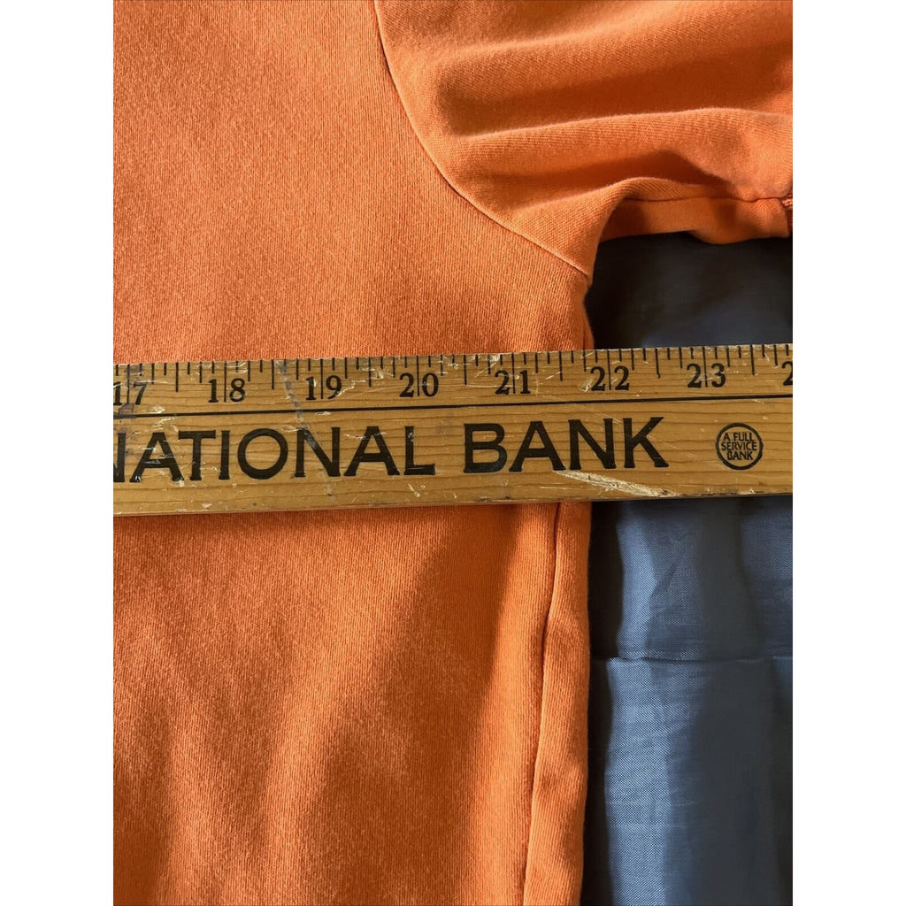 Polo Ralph Lauren Men’s M Orange Short Sleeve 1/4 Button Cotton Polo Shirt