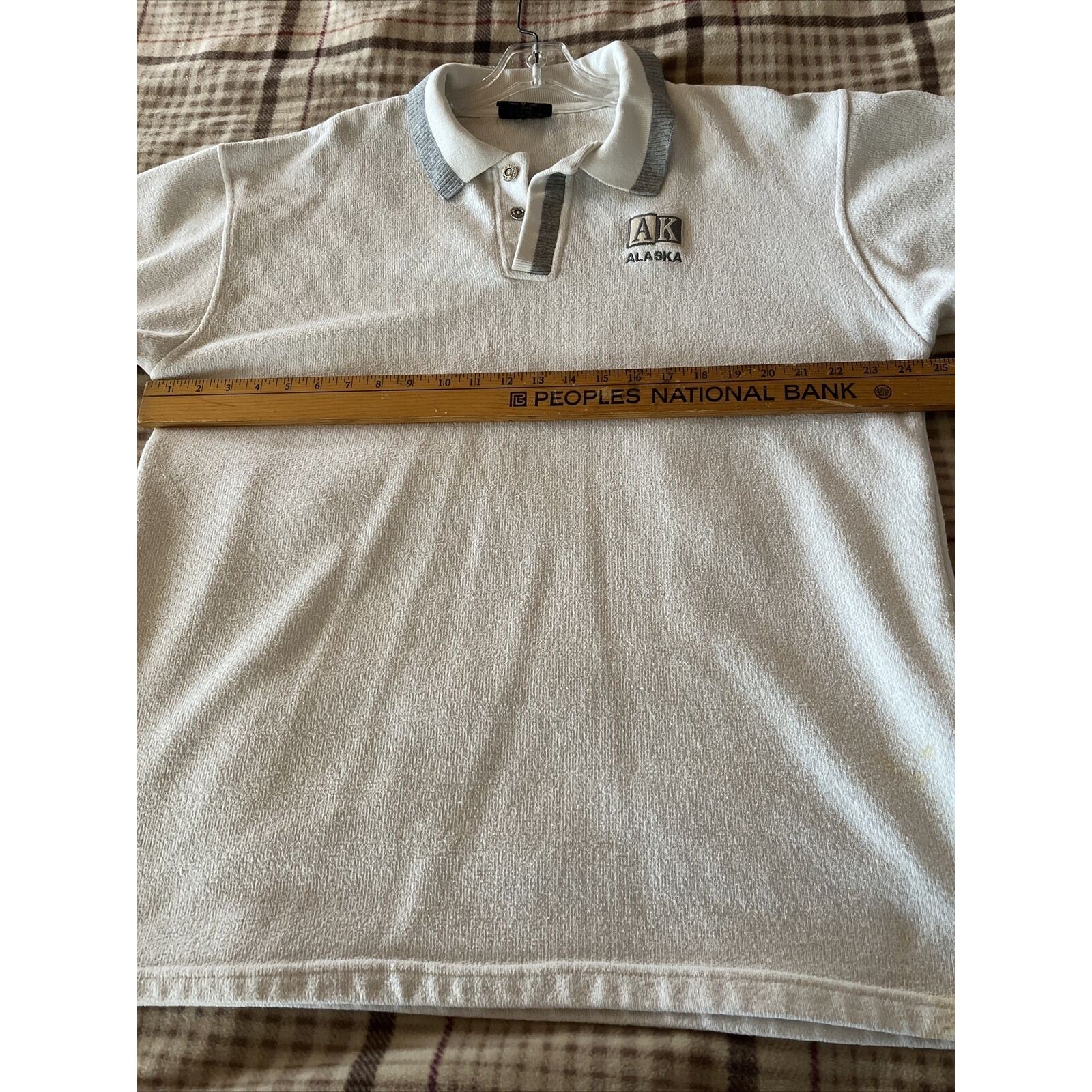 Renegade Club Vintage Men’s XL White Long Sleeve 1/4 Button Cotton Blend Sweater