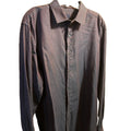 Bugatchi Uomo Men’s L Purple Geometric Dot Long Sleeve Button Down Cotton Shirt