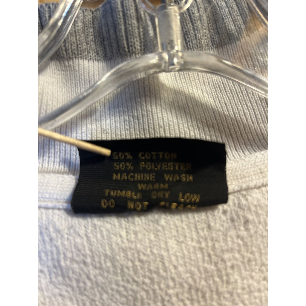 Renegade Club Vintage Men’s XL White Long Sleeve 1/4 Button Cotton Blend Sweater