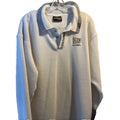 Renegade Club Vintage Men’s XL White Long Sleeve 1/4 Button Cotton Blend Sweater